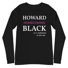 Load image into Gallery viewer, Unisex Howard BLACK Long Sleeve
