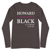 Load image into Gallery viewer, Unisex Howard BLACK Long Sleeve
