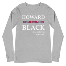 Load image into Gallery viewer, Unisex Howard BLACK Long Sleeve
