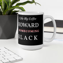 Load image into Gallery viewer, Howard Homecoming BLACK Mug
