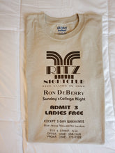 Load image into Gallery viewer, Ritz Nightclub Flyer Tshirt Men's (Sand) - PMV763 LLC
