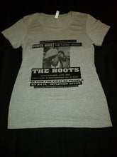 Load image into Gallery viewer, The Roots HU Concert Flyer Women's T-shirt (Grey) - PMV763 LLC
