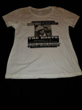 Load image into Gallery viewer, The Roots HU Concert Flyer Women's T-shirt (White) - PMV763 LLC
