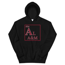 Load image into Gallery viewer, 1875 Al A&amp;M Periodic Table Unisex Hoodie
