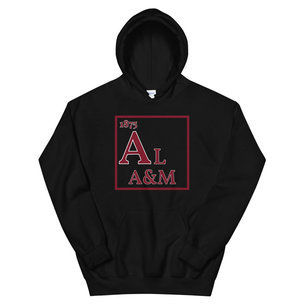 1875 Al A&M Periodic Table Unisex Hoodie