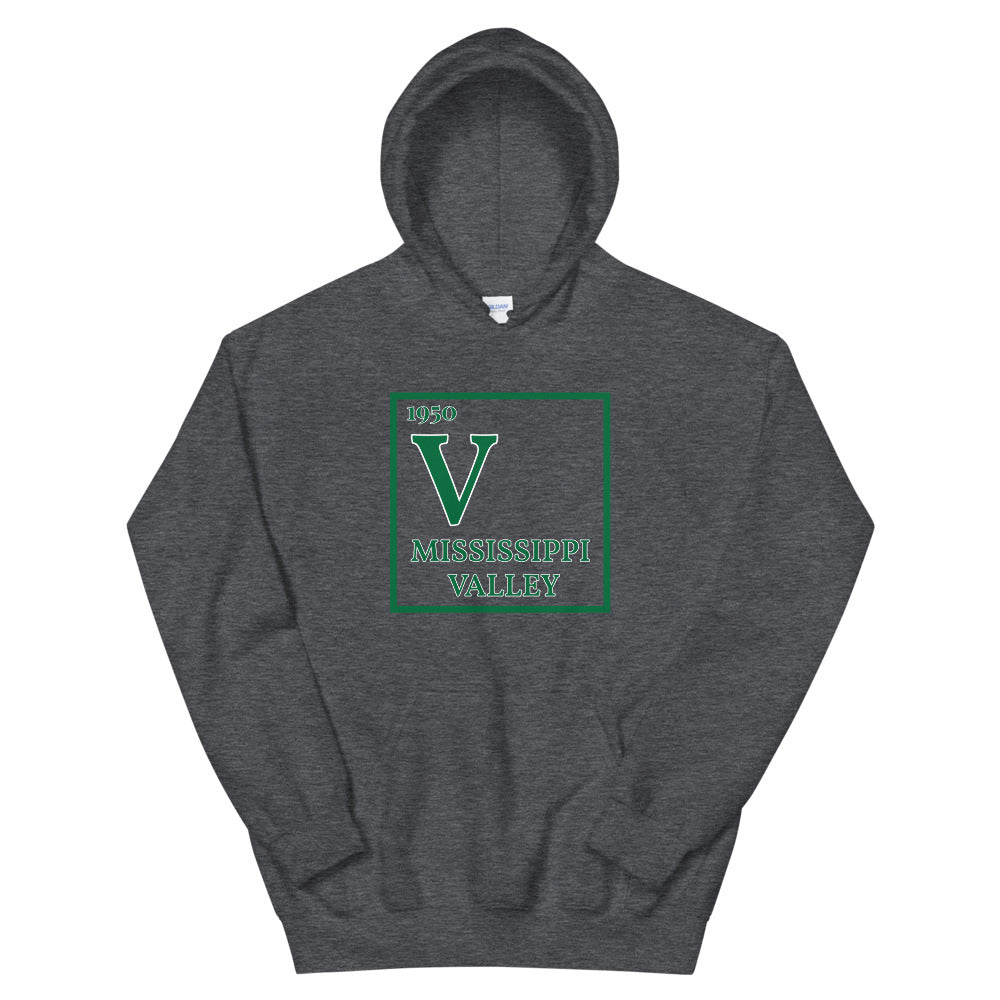 1950 V Periodic Table Unisex Hoodie (Mississippi Valley alternate)