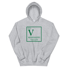 Load image into Gallery viewer, 1950 V Periodic Table Unisex Hoodie (Mississippi Valley alternate)
