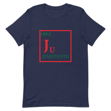 Load image into Gallery viewer, 1865 Juneteenth Periodic Table T-shirt (Unisex)
