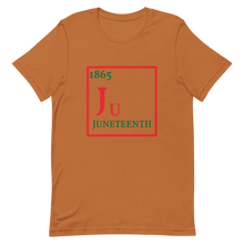 Load image into Gallery viewer, 1865 Juneteenth Periodic Table T-shirt (Unisex)
