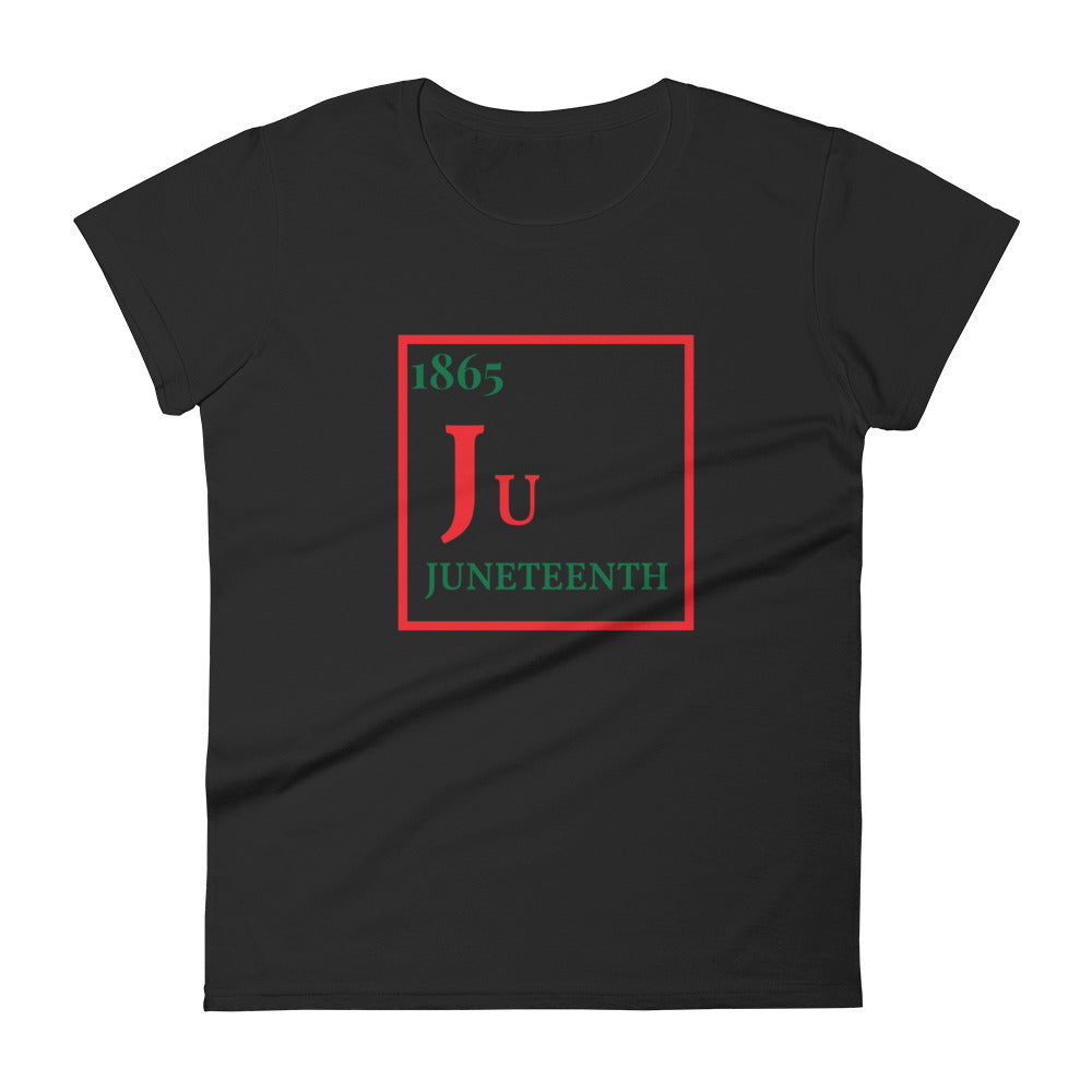 Women's 1865 Juneteenth Periodic Table short sleeve t-shirt